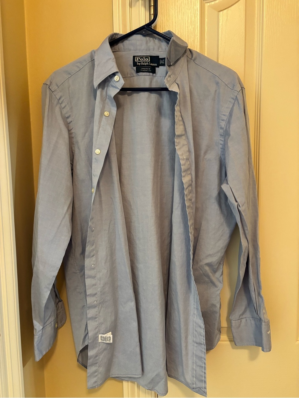 Ralph Lauren Light Blue Cotton Button-Down Oxford Shirt